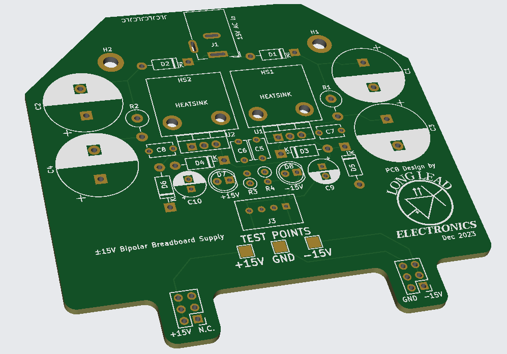 Pre-production Screenshot of the 3D PCB Render