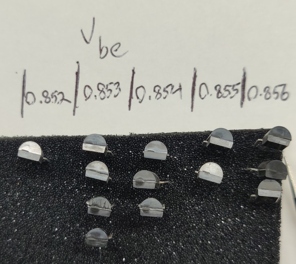 Transistor Categorization Setup